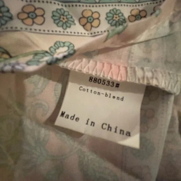 MISSLOOK Folk Floral Print Dress S FREE SHIP - Picture 5 of 6